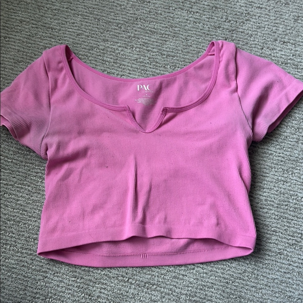 Women's Pink Crop Top